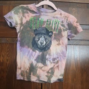 Kids reverse dye tie dye t shirt